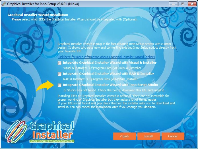 Graphical Installer with Inno Script Studio