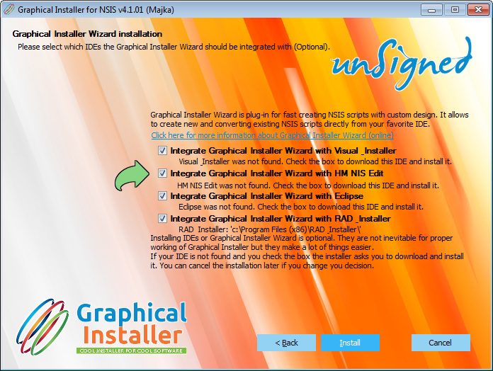 Graphical Installer with HM NIS Edit