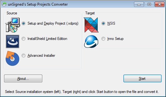 SetupProjects Converter